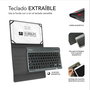 Housse pour Tablette et Clavier Subblim SUB-KT2-BT0002 Gris Espagnol Qwerty
