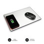 Subblim Alfombrilla Souris Chargeur Sans Fil Mousepad Wireless Charger Aluminium Noir 10W