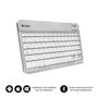 Subblim KBT-SM0001 Clavier Bluetooth 3.0 Ultra-fin Argent pour Tablet Smartphone PC Android iOS Windows Mac