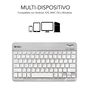 Clavier Bluetooth Subblim SUB-KBT-SM0001 Argenté Espagnol Qwerty