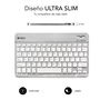 Clavier Bluetooth Subblim SUB-KBT-SM0001 Argenté Espagnol Qwerty