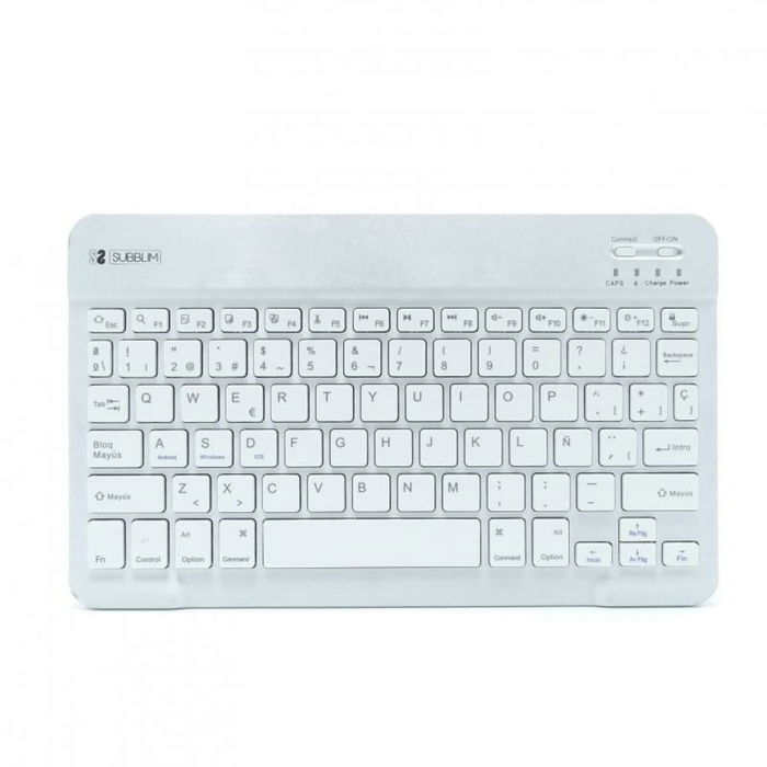 Clavier Bluetooth Subblim SUB-KBT-SM0001 Argenté Espagnol Qwerty