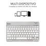 Clavier Bluetooth Subblim SUB-KBT-SM0001 Argenté Espagnol Qwerty