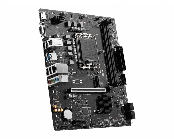 MSI PRO H610M-E DDR4 - Carte mère micro-ATX socket Intel LGA 1700 pour 12e/13e/14e génération, avec PCIe 4.0, 2x slots M.2, 2.5G LAN et HDMI