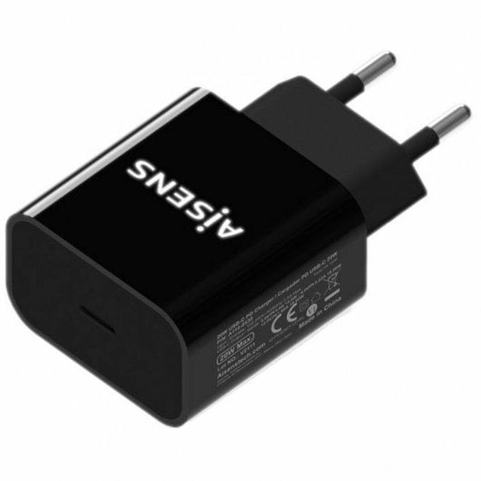 Chargeur mural Aisens A110-0538 Noir 50 W Chargeur mural Aisens A110-0538 Noir 50 W
