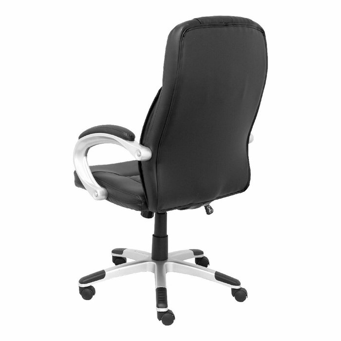 FORÖL Fauteuil Tobarra Noir en Cuir Écologique