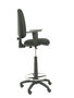 Tabouret Aýna taburete Contact permament de base Tissu Noir Structure polyamide noire Accoudoir 1D Sans appui-tête Roulettes en nylon 50 mm