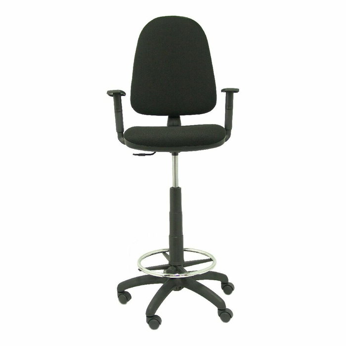 PIQUERAS Y CRESPO Tabouret Ayna Noir avec Accoudoirs 1D