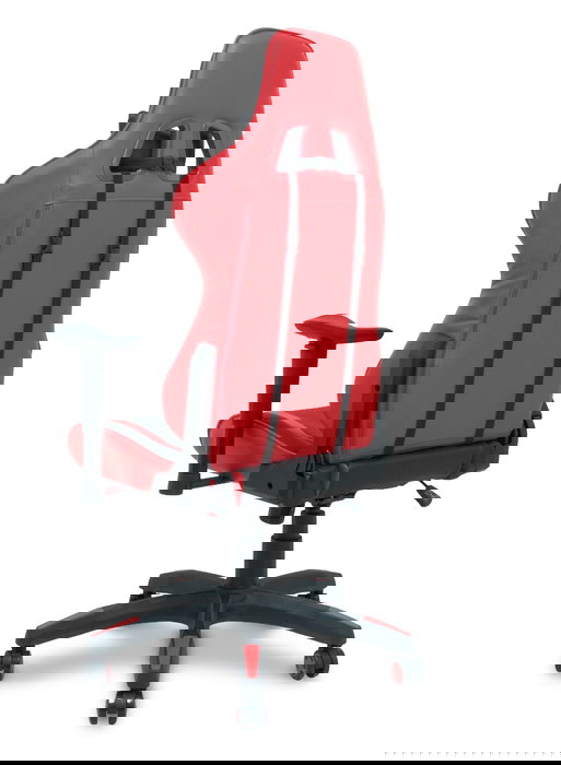 Chaise gaming Atalaya Mécanisme d'inclinaison Cuir écologique Noir Structure polyamide noire Accoudoir 2D Appui-tête 1D Roulettes en nylon 50 mm