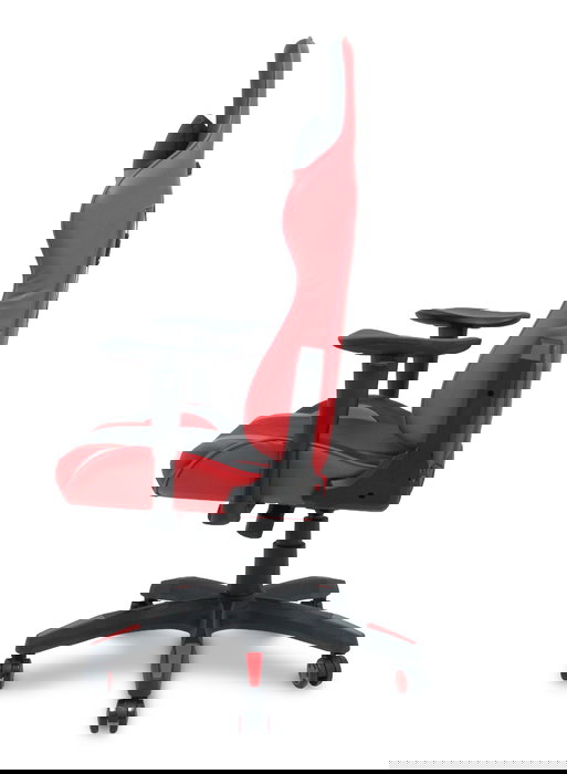 Chaise gaming Atalaya Mécanisme d'inclinaison Cuir écologique Noir Structure polyamide noire Accoudoir 2D Appui-tête 1D Roulettes en nylon 50 mm