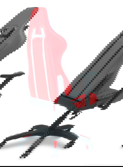 Chaise gaming Atalaya Mécanisme d'inclinaison Cuir écologique Noir Structure polyamide noire Accoudoir 2D Appui-tête 1D Roulettes en nylon 50 mm