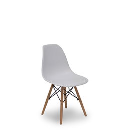 Chaise Priego Fixe/Sans mécanisme Chlorure de polyvinyle Blanc Non applicable Sans accoudoirs Sans appui-tête Sans roulettes