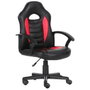 FORÖL Chaise de jeu Mohedas Pivotante Noir