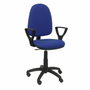 PIQUERAS Y CRESPO Chaise de bureau Aýna bleu avec accoudoirs fixes