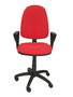 PIQUERAS Y CRESPO Chaise de bureau Aýna rouge avec mécanisme de contact permanent