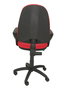 PIQUERAS Y CRESPO Chaise de bureau Aýna rouge avec mécanisme de contact permanent