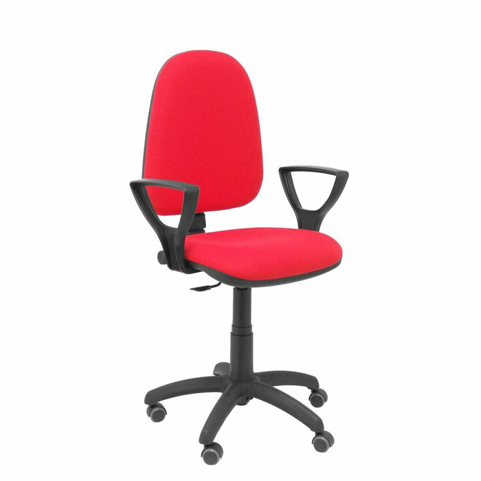 PIQUERAS Y CRESPO Chaise de bureau Aýna rouge avec accoudoirs fixes PIQUERAS Y CRESPO Chaise de bureau Aýna rouge avec accoudoirs fixes