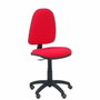 PIQUERAS Y CRESPO Chaise de bureau Aýna rouge avec mécanisme de contact permanent et roulettes pour parquet