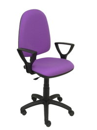 PIQUERAS Y CRESPO Chaise de bureau Ayna lilas avec accoudoirs fixes