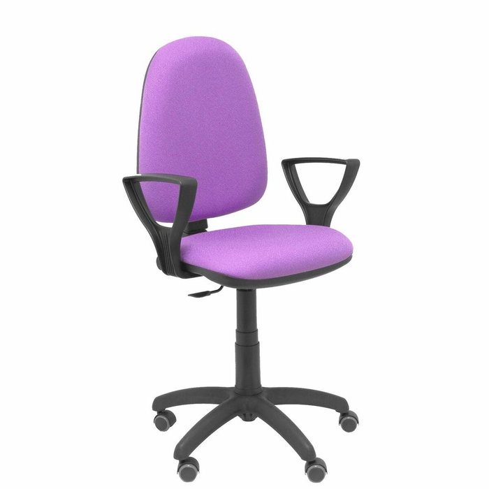 PIQUERAS Y CRESPO Chaise de bureau Aýna Lilas avec accoudoirs fixes et roulettes parquet PIQUERAS Y CRESPO Chaise de bureau Aýna Lilas avec accoudoirs fixes et roulettes parquet
