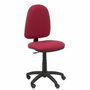 PIQUERAS Y CRESPO Chaise de bureau Aýna, tissu grenat, sans accoudoirs