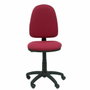 PIQUERAS Y CRESPO Chaise de bureau Aýna, tissu grenat, sans accoudoirs