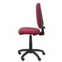 PIQUERAS Y CRESPO Chaise de bureau Aýna, tissu grenat, sans accoudoirs