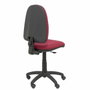 PIQUERAS Y CRESPO Chaise de bureau Aýna, tissu grenat, sans accoudoirs