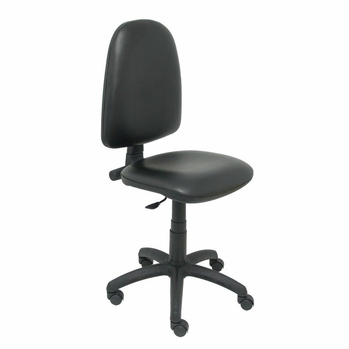 PIQUERAS Y CRESPO Chaise de bureau Aýna en simili cuir noir