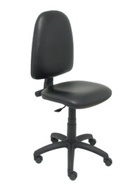 PIQUERAS Y CRESPO Chaise de bureau Aýna en simili cuir noir