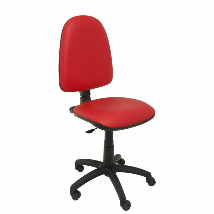 PIQUERAS Y CRESPO Chaise de bureau Aýna rouge en simili cuir