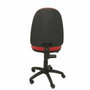 PIQUERAS Y CRESPO Chaise de bureau Aýna rouge en simili cuir