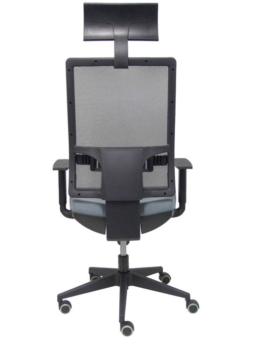 Piqueras y Crespo Chaise de bureau Horna avec mécanisme synchro, gris et noir