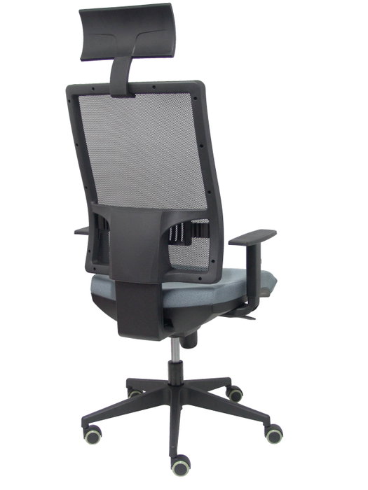 Piqueras y Crespo Chaise de bureau Horna avec mécanisme synchro, gris et noir