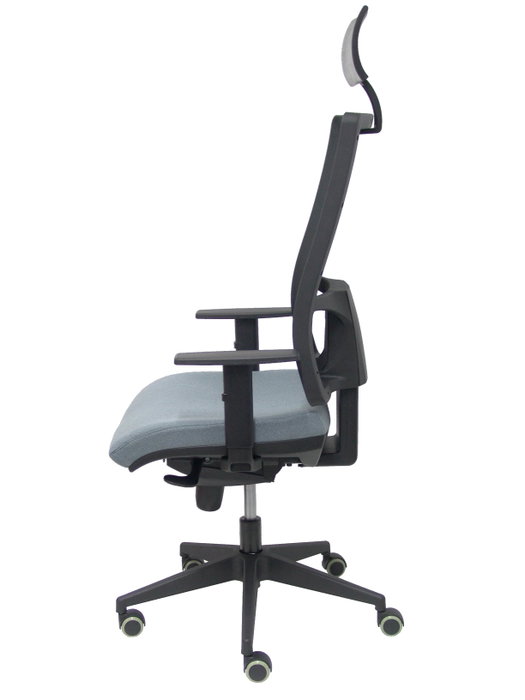 Piqueras y Crespo Chaise de bureau Horna avec mécanisme synchro, gris et noir