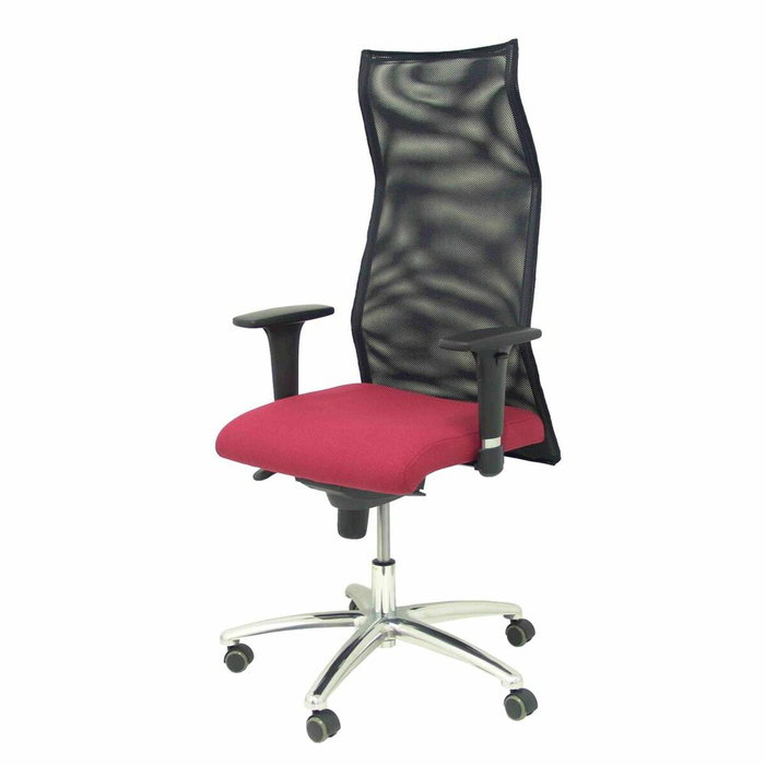 Chaise de Bureau Sahuco bali Piqueras y Crespo BALI933 Bordeaux