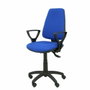 PIQUERAS Y CRESPO Chaise Elche Asynchrone Bleu et Noir avec Accoudoirs Fixes