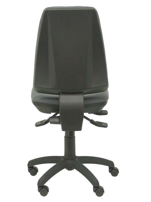 Chaise Elche Asynchrone Tissu Gris Structure polyamide noire Sans accoudoirs Sans appui-tête Roulettes en nylon 50 mm