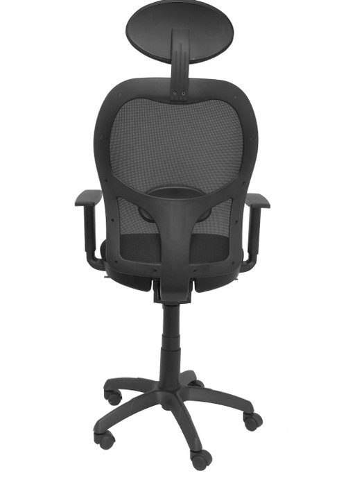 Piqueras y Crespo Chaise de Bureau Jorquera avec Appui-tête et Mécanisme Synchrone Noir Piqueras y Crespo Chaise de Bureau Jorquera avec Appui-tête et Mécanisme Synchrone Noir