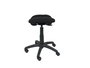 Chaise Lietor Pivotant Tissu Noir Structure polyamide noire Sans accoudoirs Sans appui-tête Roulettes en nylon 50 mm
