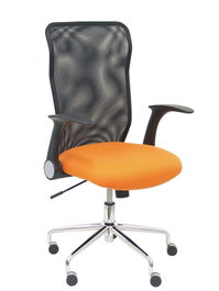 PIQUERAS Y CRESPO Chaise de Bureau Minaya Orange