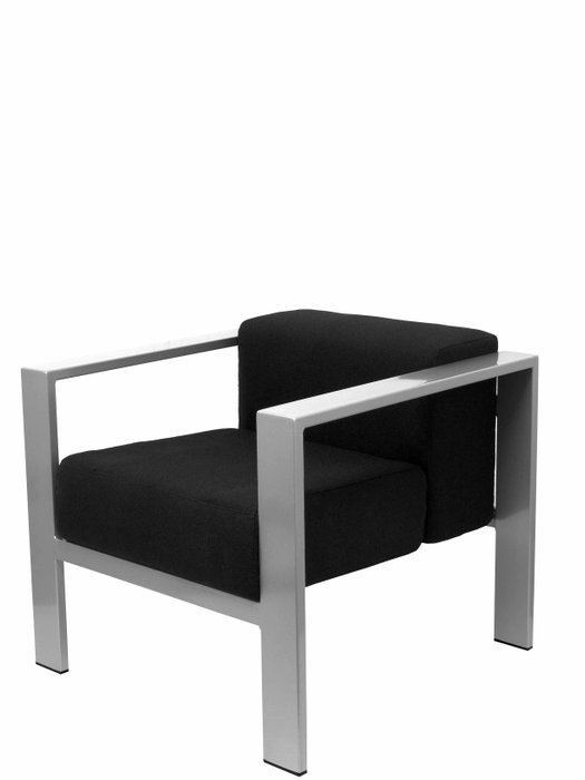 Piqueras y Crespo Chaise de Réception Lázaro Bali Noir