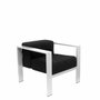 Piqueras y Crespo Chaise de Réception Lázaro Bali Noir