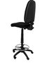 Tabouret Aýna taburete Contact permament de base Tissu Noir Structure polyamide noire Sans accoudoirs Sans appui-tête Roulettes en nylon 50 mm