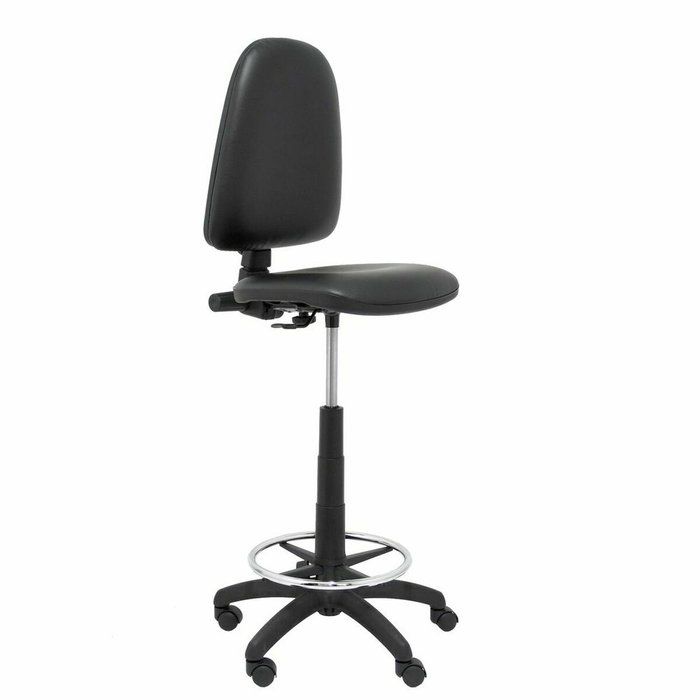 PIQUERAS Y CRESPO Tabouret Ayna Noir en Cuir Écologique PIQUERAS Y CRESPO Tabouret Ayna Noir en Cuir Écologique