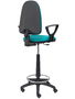 Tabouret Ayna bali Piqueras y Crespo T04CP Turquoise PVC