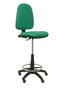 Tabouret Aýna taburete Contact permament de base Tissu Vert émeraude Structure polyamide noire Sans accoudoirs Sans appui-tête Roulettes pour moquette