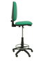 Tabouret Aýna taburete Contact permament de base Tissu Vert émeraude Structure polyamide noire Sans accoudoirs Sans appui-tête Roulettes pour moquette