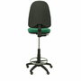 Tabouret Aýna taburete Contact permament de base Tissu Vert émeraude Structure polyamide noire Sans accoudoirs Sans appui-tête Roulettes pour moquette