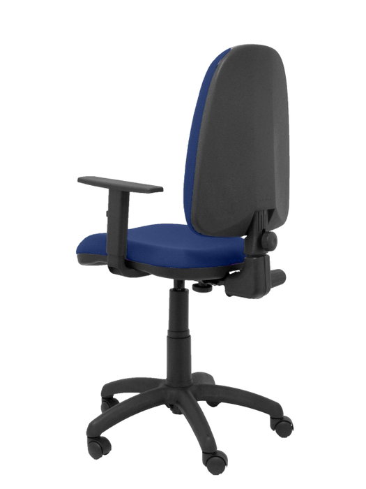 PIQUERAS Y CRESPO Chaise de bureau Aýna bleu marine avec accoudoirs 1D